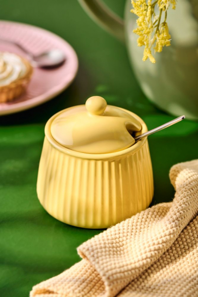 Zuckerdose Mynte in Lemonade gelb von IB Laursen Neuheit 2025
